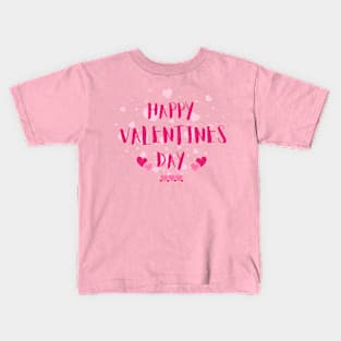 Happy valentine day typography Kids T-Shirt